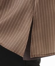 OLBHD32089 eur3(エウルキューブ) 【大きいサイズ/接触冷感】シア―ボクシーシルエットブラウス ダークブラウン