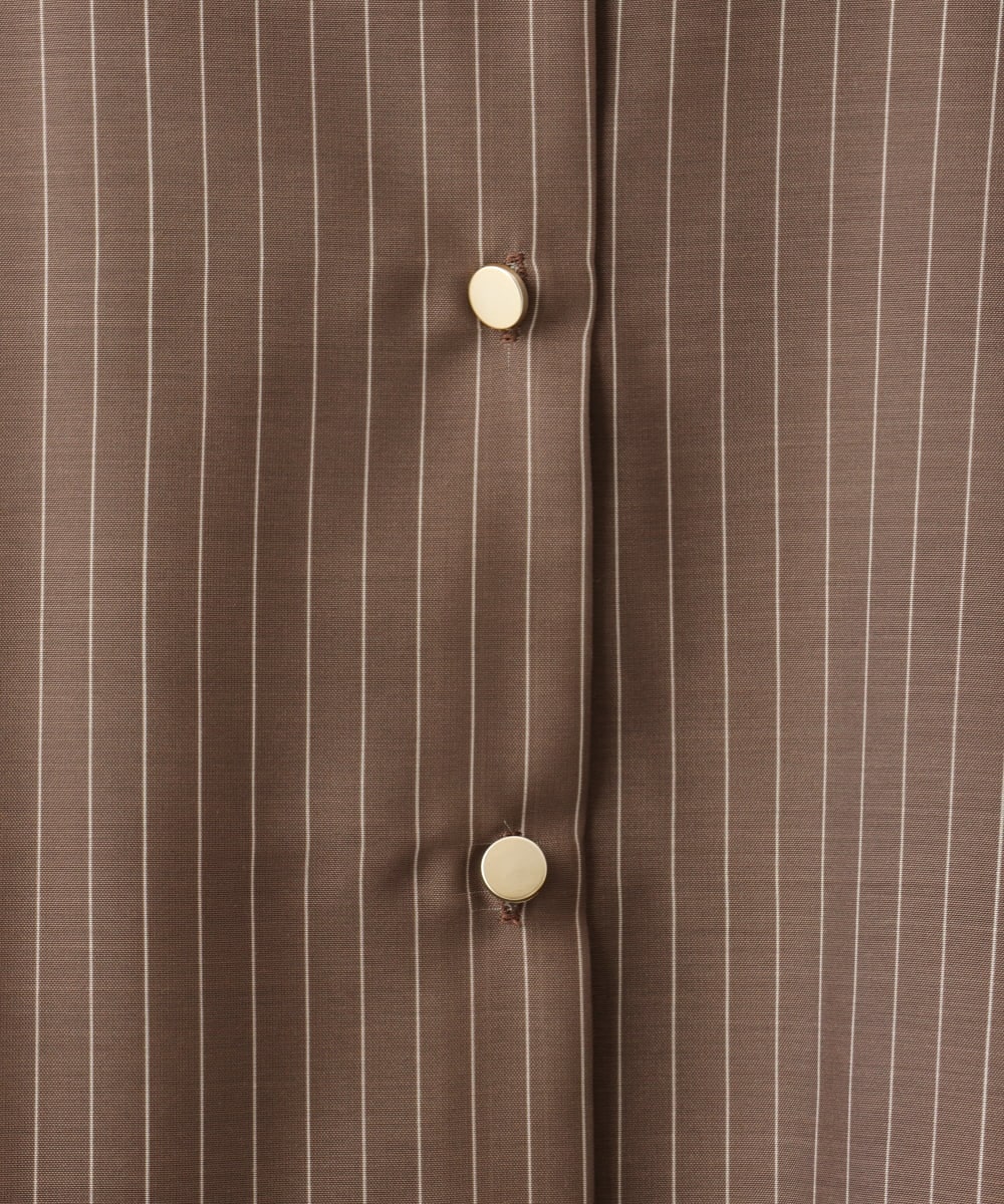 OLBHD32089 eur3(エウルキューブ) 【大きいサイズ/接触冷感】シア―ボクシーシルエットブラウス ダークブラウン