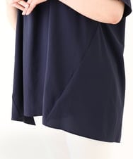 OLBHV34099 eur3(エウルキューブ) 【大きいサイズ】バックタックブラウス ネイビー(57)