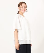 OLBIA26089 eur3(エウルキューブ) 【大きいサイズ/11号サイズあり】マルチウェイブラウス ホワイト(90)