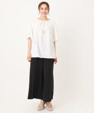 OLBIA26089 eur3(エウルキューブ) 【大きいサイズ/11号サイズあり】マルチウェイブラウス ホワイト(90)
