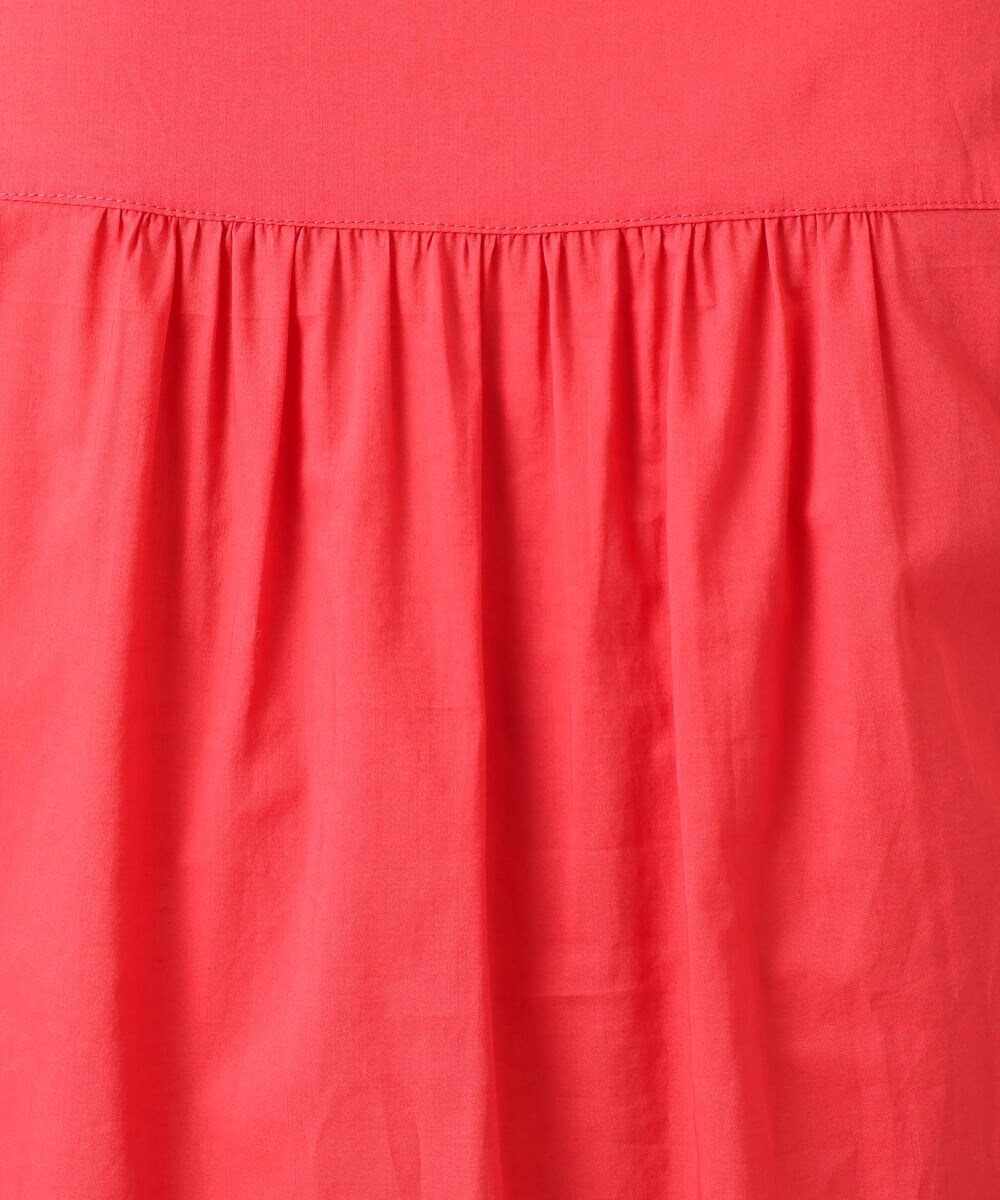 OLBKA05089 eur3(エウルキューブ) 【大きいサイズ】コットンフリルブラウス レッド(05)