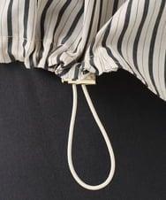 OLBKA16089 eur3(エウルキューブ) 【大きいサイズ】バンドカラーストライプブラウス アイボリー(80)
