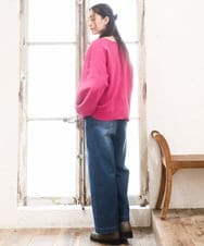 OLCAD10099 eur3(エウルキューブ) 【大きいサイズ】2WAYカーディガン ピンク(03)