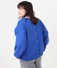 OLCAD10099 eur3(エウルキューブ) 【大きいサイズ】2WAYカーディガン ブルー(55)