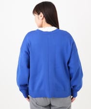 OLCAD10099 eur3(エウルキューブ) 【大きいサイズ】2WAYカーディガン ブルー(55)