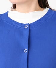 OLCAD10099 eur3(エウルキューブ) 【大きいサイズ】2WAYカーディガン ブルー(55)