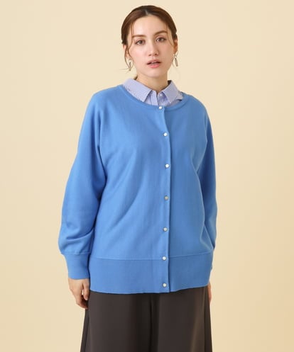 OLCCD01074 eur3 【大きいサイズ/a.v.v×eur3】2WAYカーディガン