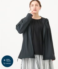 OLCGA21099 eur3(エウルキューブ) 【大きいサイズ/機能素材アイテム】接触冷感ラッシュガード ブラック(94)