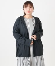 OLCGA21099 eur3(エウルキューブ) 【大きいサイズ/機能素材アイテム】接触冷感ラッシュガード ブラック(94)