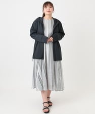 OLCGA21099 eur3(エウルキューブ) 【大きいサイズ/機能素材アイテム】接触冷感ラッシュガード ブラック(94)
