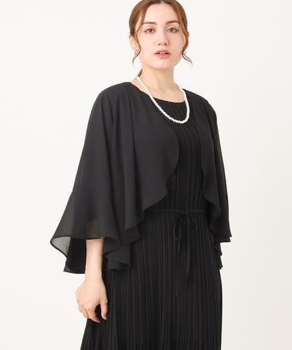 OLCIA13099 eur3 【大きいサイズ】ジョーゼットボレロ