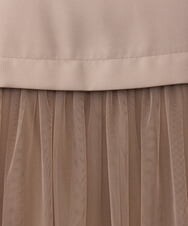 OLCKV17099 eur3(エウルキューブ) 【大きいサイズ】バックチュールジレジャケット モカ(84)