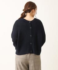 OLCLS07089 eur3(エウルキューブ) 【大きいサイズ】洗える2WAYカーディガン ネイビー(57)