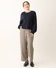 OLCLS07089 eur3(エウルキューブ) 【大きいサイズ】洗える2WAYカーディガン ネイビー(57)