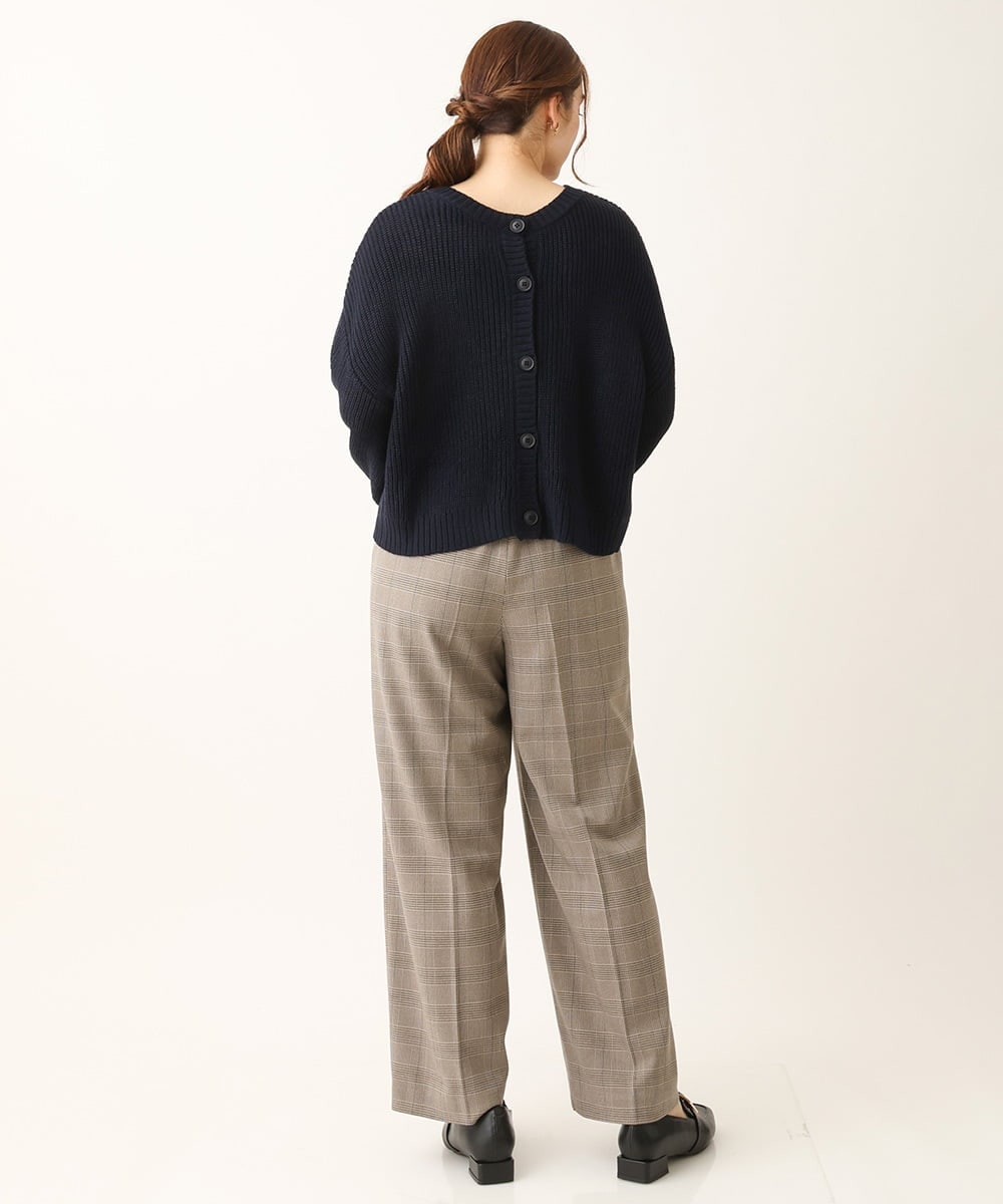 OLCLS07089 eur3(エウルキューブ) 【大きいサイズ】洗える2WAYカーディガン ネイビー(57)