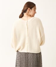 OLCLS07089 eur3(エウルキューブ) 【大きいサイズ】洗える2WAYカーディガン アイボリー(80)