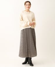 OLCLS07089 eur3(エウルキューブ) 【大きいサイズ】洗える2WAYカーディガン アイボリー(80)
