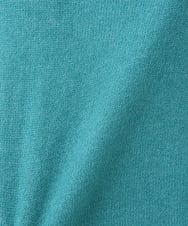 OLEAD22119 eur3(エウルキューブ) 【大きいサイズ/LAVEANGE×eur3】アンゴラタッチニットチュニックワンピース グリーン(35)