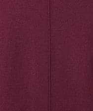 OLEBD17089 eur3(エウルキューブ) 【大きいサイズ】Vネックニットチュニック ワイン(77)