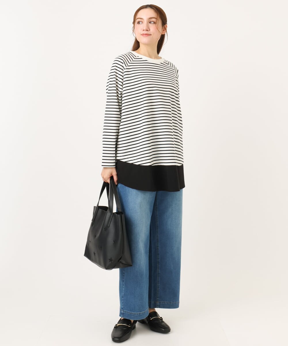 OLECD06099 eur3(エウルキューブ) 【大きいサイズ】ドッキングプルオーバー ホワイト(90)