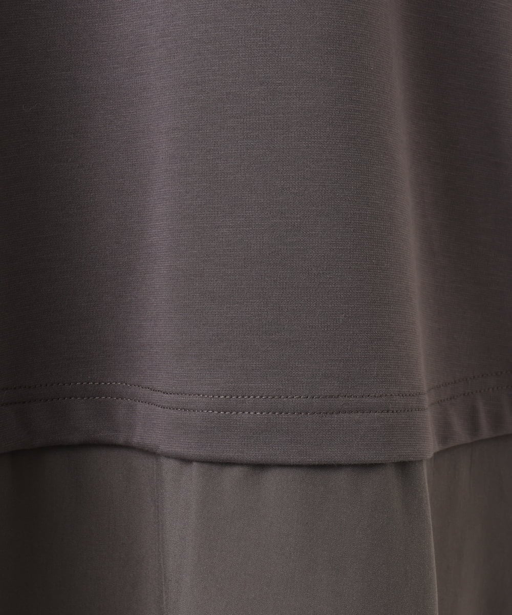 OLECD06099 eur3(エウルキューブ) 【大きいサイズ】ドッキングプルオーバー ダークグレー(93)