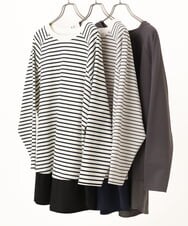 OLECD06099 eur3(エウルキューブ) 【大きいサイズ】ドッキングプルオーバー ダークグレー(93)