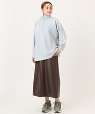 OLECD09099 eur3(エウルキューブ) 【大きいサイズ】ハーフジップダンボールプルオーバー ライトブルー(50)
