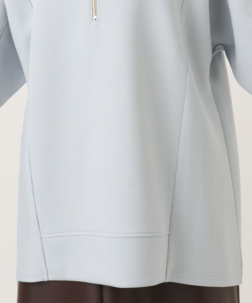 OLECD09099 eur3(エウルキューブ) 【大きいサイズ】ハーフジップダンボールプルオーバー ライトブルー(50)