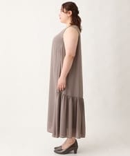 OLEEV03219 eur3(エウルキューブ) 【大きいサイズ】2WAYボレロセットワンピース モカ(84)