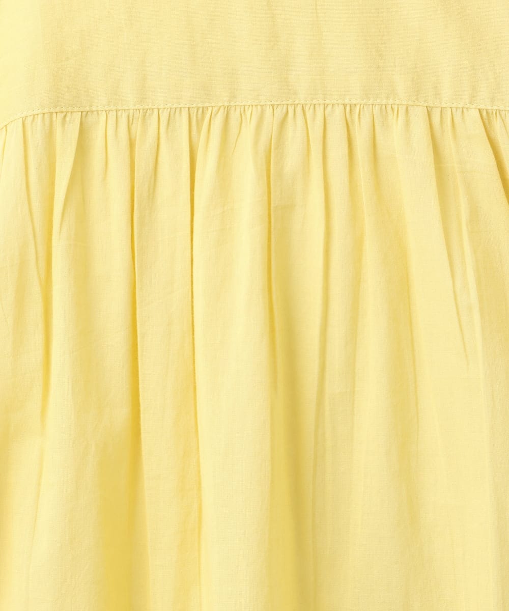 OLEFD02099 eur3(エウルキューブ) 【大きいサイズ】ハシゴレースチュニック イエロー