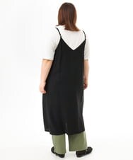 OLEFD15119 eur3(エウルキューブ) 【大きいサイズ】2WAYキャミワンピース ブラック