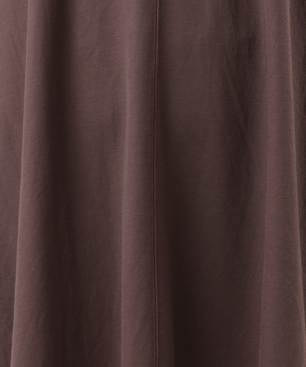 OLEFD19099 eur3(エウルキューブ) 【大きいサイズ/接触冷感】ボクシーシルエットチュニック ブラウン