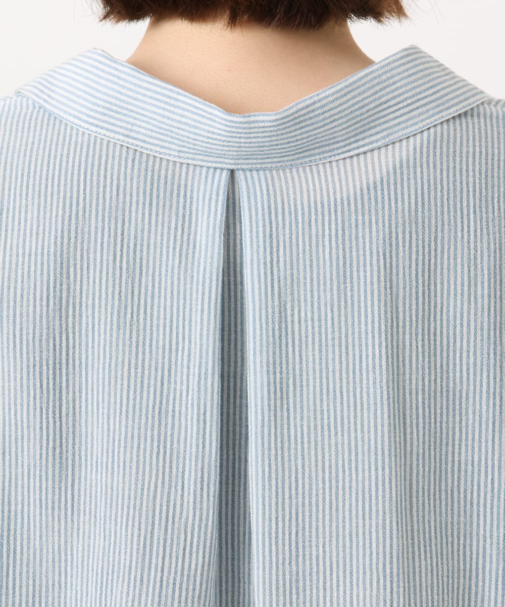 OLEGD04089 eur3(エウルキューブ) 【大きいサイズ】コットンシアーチュニック ブルー