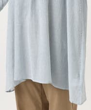 OLEGD04089 eur3(エウルキューブ) 【大きいサイズ】コットンシアーチュニック ブルー