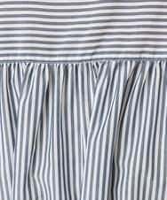 OLEGD14109 eur3(エウルキューブ) 【大きいサイズ/a.v.v×eur3】ピンタックワンピース ネイビー