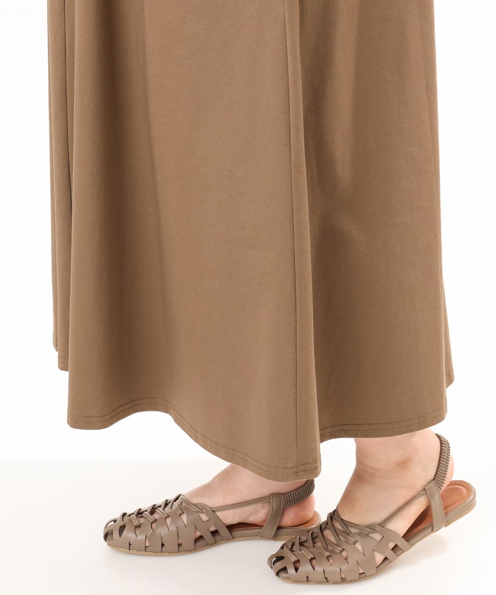 OLEGD24129 eur3(エウルキューブ) 【大きいサイズ】切り替えコンビワンピース モカ