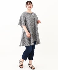 OLEHV32099 eur3(エウルキューブ) 【大きいサイズ】イレヘムチュニック ホワイト(90)