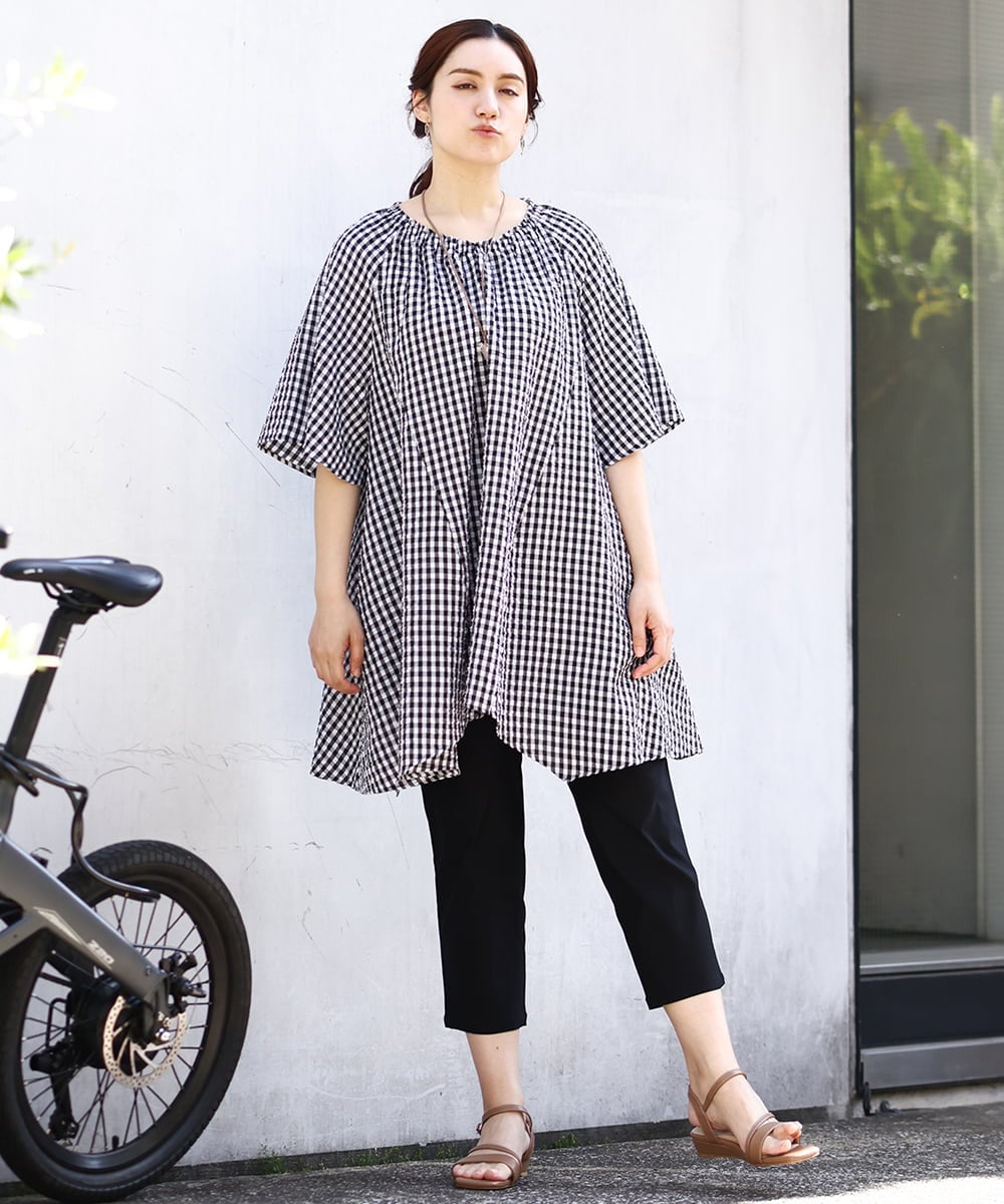 OLEHV32099 eur3(エウルキューブ) 【大きいサイズ】イレヘムチュニック ホワイト(90)