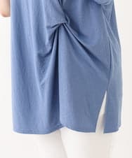 OLEHV33089 eur3(エウルキューブ) 【大きいサイズ/接触冷感】カノコチュニック ライトブルー(50)