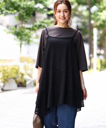 OLEJA02099 eur3 レースキャミソール