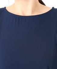 OLELA08179 eur3(エウルキューブ) 【大きいサイズ】サイドレースドレス ネイビー(57)