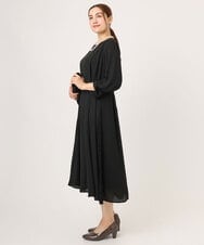 OLELA08179 eur3(エウルキューブ) 【大きいサイズ】サイドレースドレス ブラック(94)