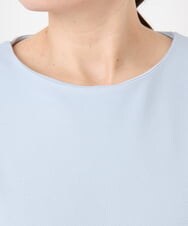OLELA14069 eur3(エウルキューブ) 【大きいサイズ】コクーンスリーブバックフレアトップス ライトブルー(50)