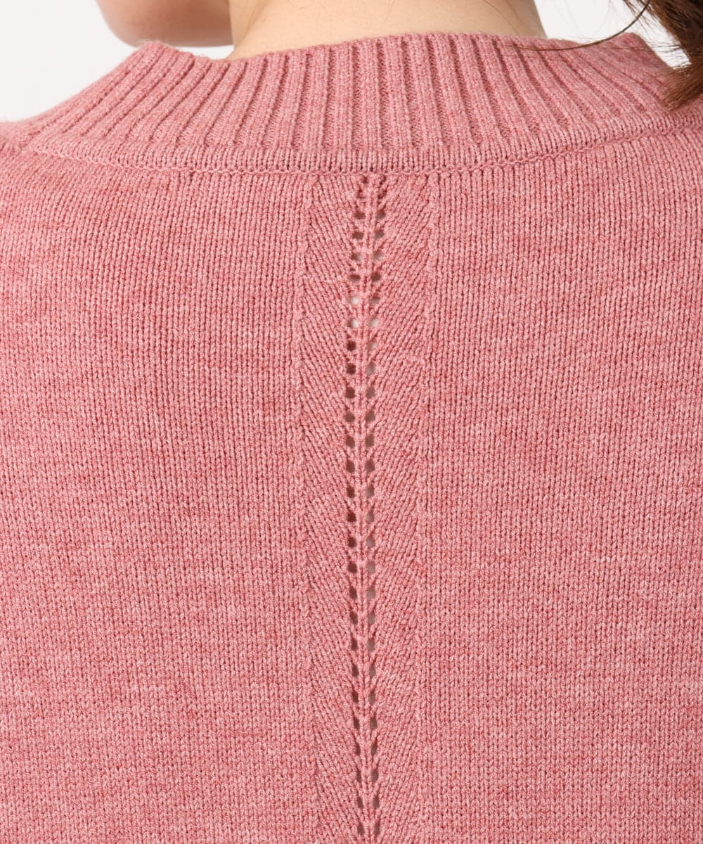 OLFAD09079 eur3(エウルキューブ) 【大きいサイズ】ゆるシルエットニット ピンク(03)