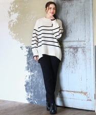 OLFAD09079 eur3(エウルキューブ) 【大きいサイズ】ゆるシルエットニット アイボリー(80)