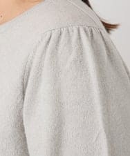 OLFAD11069 eur3(エウルキューブ) 【大きいサイズ/a.v.v×eur3】ラメスパンコールニット グレー(92)