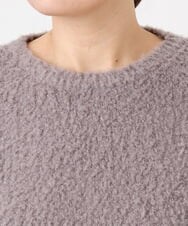 OLFAD12089 eur3(エウルキューブ) 【大きいサイズ/a.v.v×eur3】ブークレーシャギーニット グレー(92)