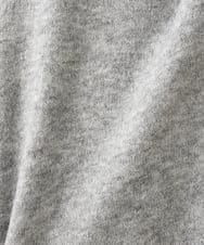 OLFAV01099 eur3(エウルキューブ) 【大きいサイズ】ふわふわヤクウールモックネックニット グレー(92)