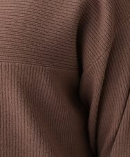OLFAV03054 eur3(エウルキューブ) 新色追加！豊富な8色【大きいサイズ/11号サイズあり】洗えるドロップショルダーもちもちニット モカ(84)